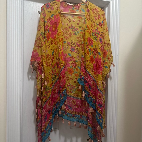 NATURAL LIFE Other - Natural Life Colorful Floral Kimono